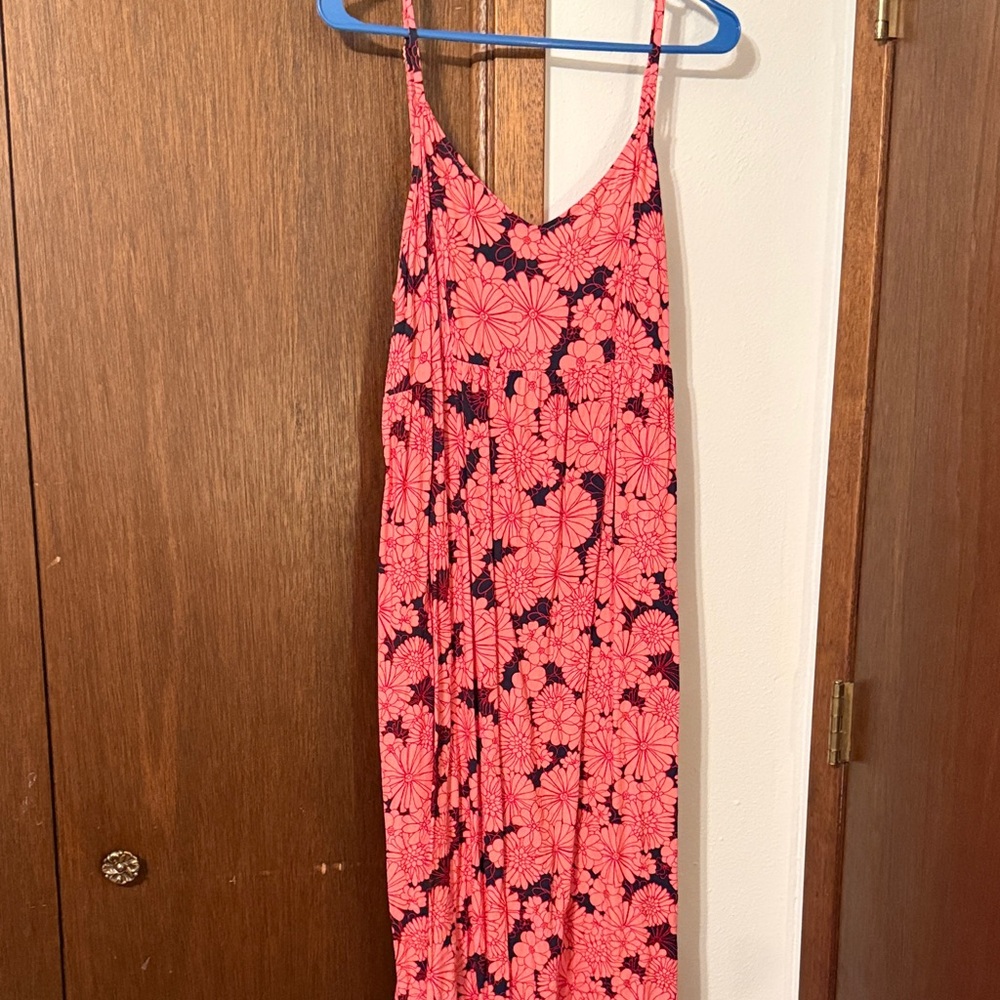 Ingrid & Isabel Pink and Black Floral Dress